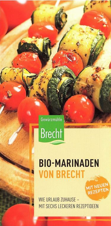 Bio Marinaden Flyer