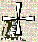 Windmühle mit drehenden Flügeln