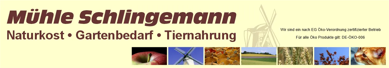 Mühle Schlingemann – Mehl, Getreide, Naturkost & Futtermittel online kaufen-Logo