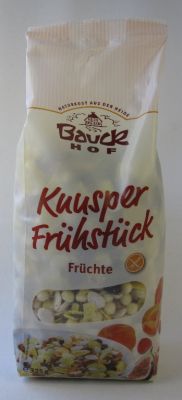 Knusper Frühstück Früchte, glutenfrei 325g