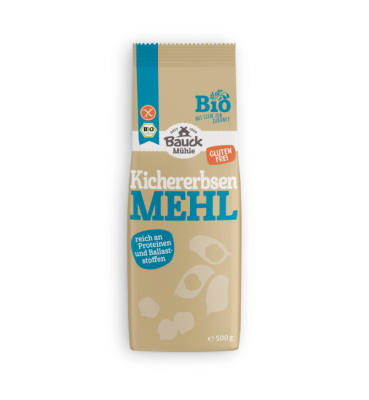Kichererbsenmehl 500 g - BIO glutenfrei  (Bauck)