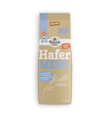 Havermeel, volkoren glutenvrij 350 g Demeter