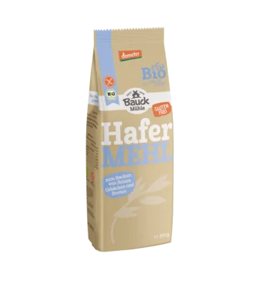 Havermeel, volkoren glutenvrij 350 g Demeter