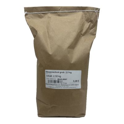 Weizenschrot grob 2,5 kg