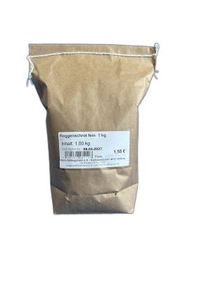 Roggenschrot fein 1 kg