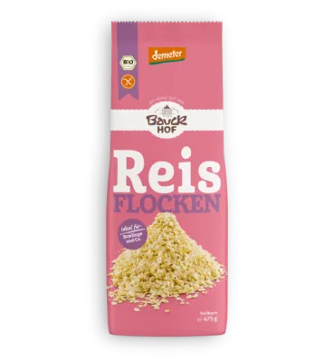 Reisflocken Demeter glutenfrei 475 g – Mühle Schlingemann
