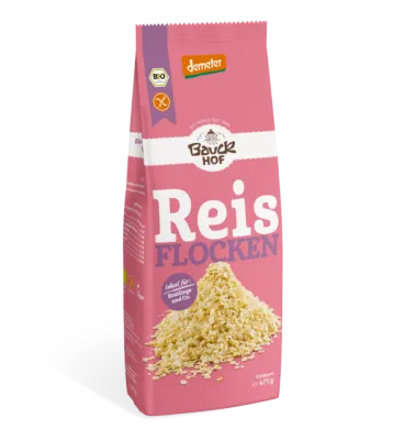 Reisflocken Demeter glutenfrei 475 g