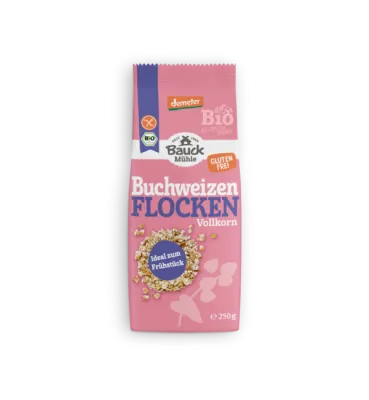 Buchweizenflocken, Glutenfrei 250 g Demeter – Mühle Schlingemann