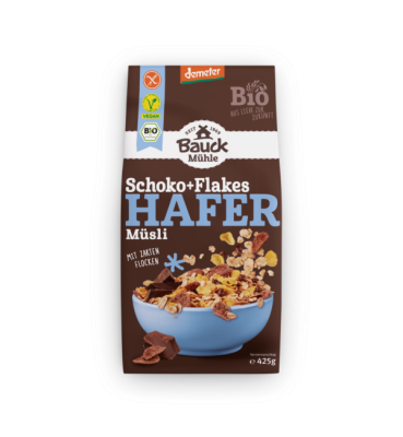 Hafer Müsli Schoko Flakes glutenfrei 425 g