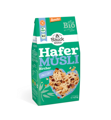 Hafer Müsli Bircher glutenfrei BIO 425 g