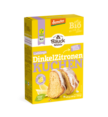 Dinkel Zitronenkuchen BIO 485 g