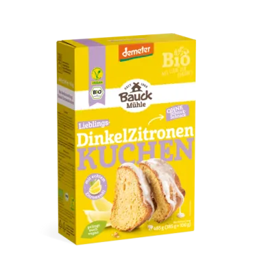 Dinkel Zitronenkuchen BIO 485 g