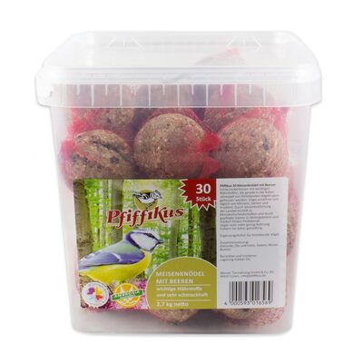 Pfiffikus Meisenknödel Beeren mit Netz 30er Eimer