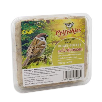Pfiffikus Vogel-Buffet Erdnuss 11 x 1