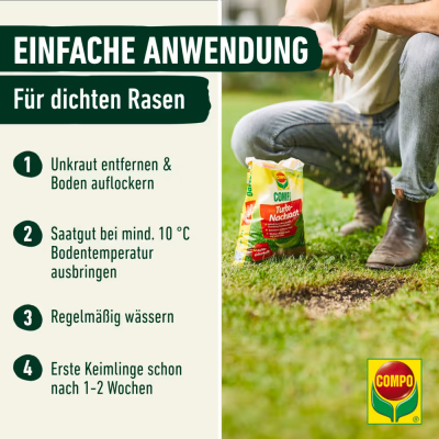 COMPO Turbo Nachsaat 1 kg für 50 m²