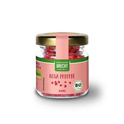 Rosa Pfeffer ganz Glas 10 g – Mühle Schlingemann