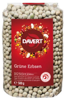 Grüne Erbsen Deutschland 500g BIO