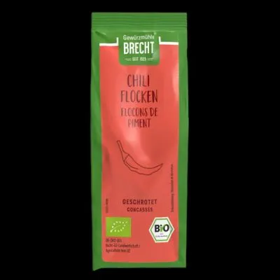 Chili Flocken geschrotet - NFB 45 g – Mühle Schlingemann