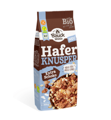 Hafer Knusper Müsli Schoko glutenfrei 300 g – Mühle Schlingemann
