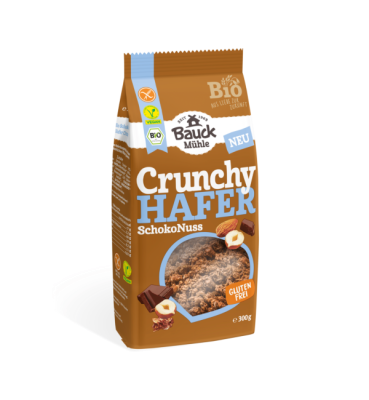 Hafer Crunchy SchokoNuss glutenfrei 300 g – Mühle Schlingemann