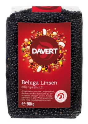 Beluga Linsen, schwarz 500g BIO