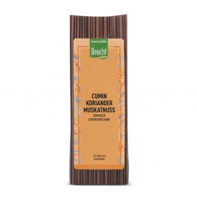 Cumin, Koriander, Muskatnuss gemahlen 150 g  Blockbeutel konventionell
