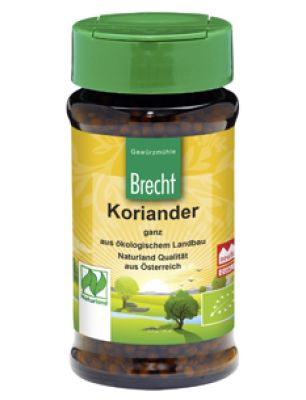 Koriander ganz 25g  Glas BIO