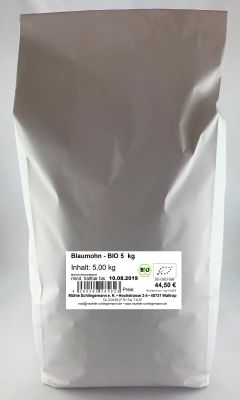 Blaumohn - BIO 5  kg