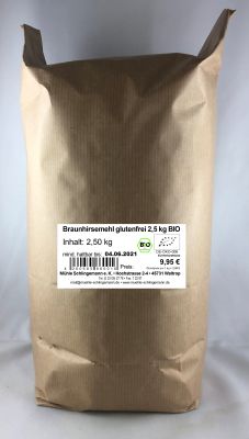 Braunhirsemehl glutenfrei 2,5 kg BIO