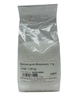 Meersalz,grob (Brezelsalz), 1 kg