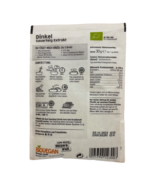 Sauerteig Extrakt Dinkel, Bioland, BIO 30g