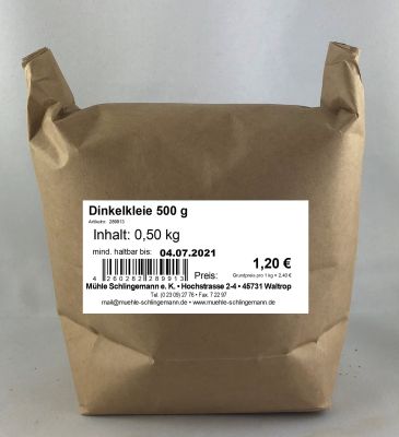 Dinkelkleie 500 g