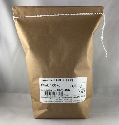 Dinkelmehl hell BIO 1 kg