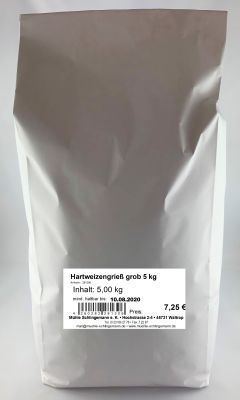 Hartweizengries grob 5 kg