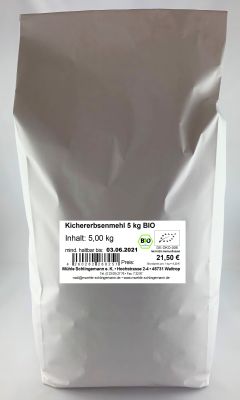 Kichererbsenmehl 5 kg BIO