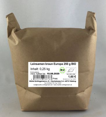 Leinsamen braun Europa 250g BIO