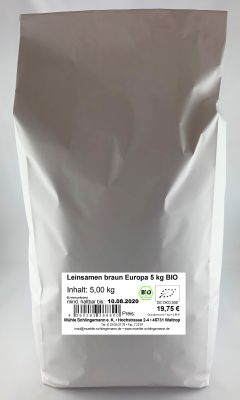 Leinsamen, braun 5 kg BIO