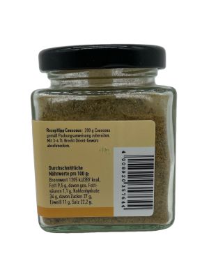 Orientalgewürz (Couscous) 100 g Quadratglas