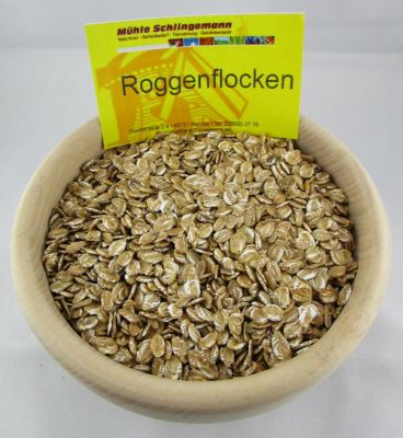 Roggenflocken Schale