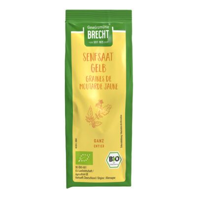 Senfsaat gelb ganz 90 g Nachfüllbeutel