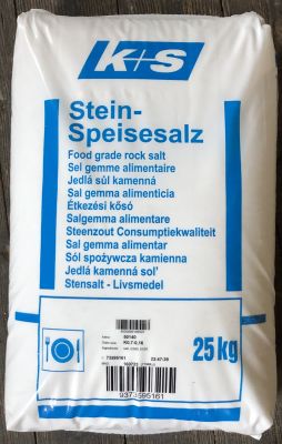 Natur-Steinsalz, konv. 25 kg