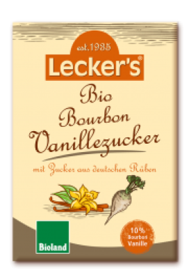 Bourbon Vanillezucker mit deutschem Rübenzucker 3x8 g (Lecker's)