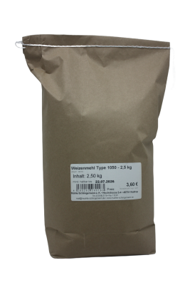Weizenmehl Type 1050 - 2,5 kg