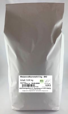 Weizenvollkornmehl 5 kg - BIO