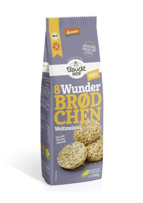 Wunderbrødchen Weltmeister Bio 350 g glutenfrei