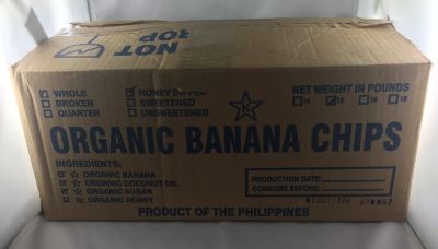 Bananenchips, ganze Scheiben 6,8 kg