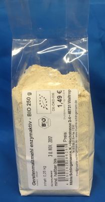 Gerstenmalzmehl enzymaktiv - BIO 250g