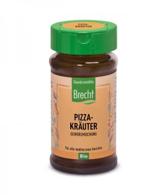 Pizza-Kräuter 25g  Glas BIO