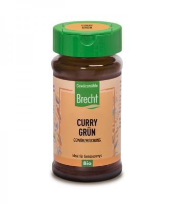 Curry grün 30g  Glas BIO