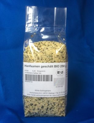 Hanfsamen geschält - 250g - BIO